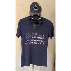 NWOT Dallas Cowboys Tee Shirt and Hat Set - S